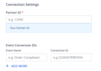 LinkedIn Insight Tag connection settings